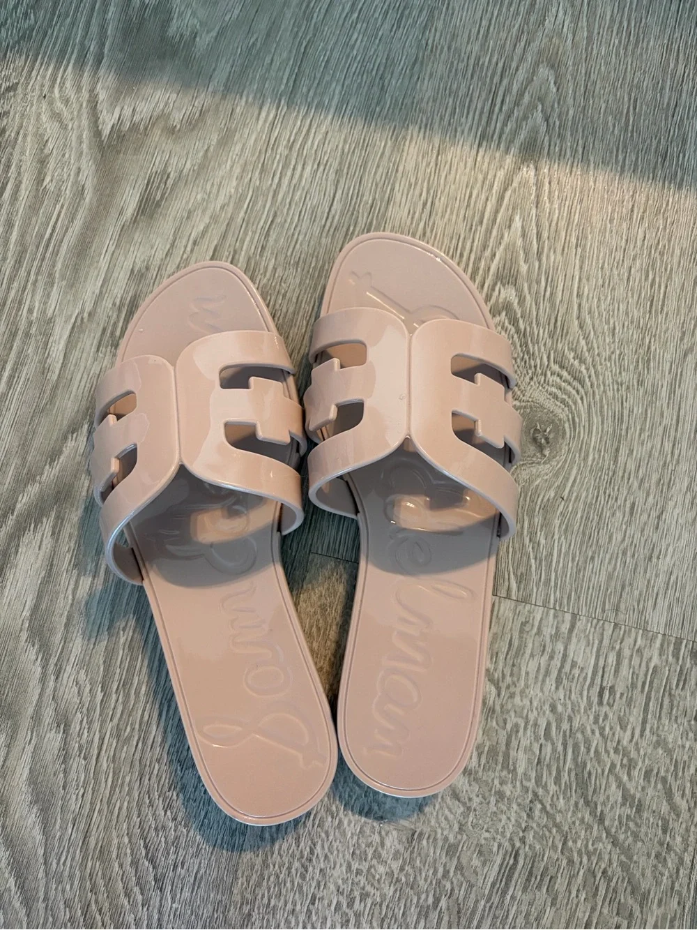 Sam Edelman Bay Jelly Slide Sandal - Rose dust colour - Picture 1 of 3